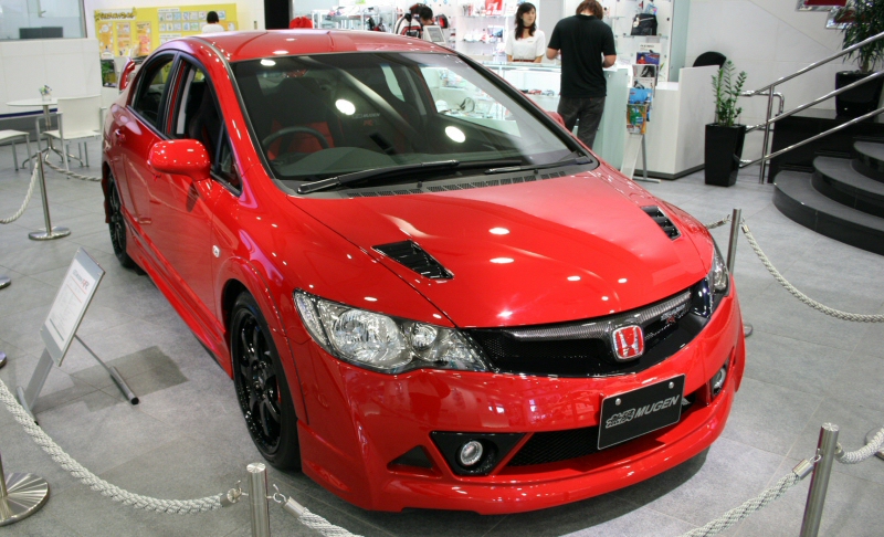 HONDA CIVIC 4D/HYBRID 05+ MUGEN RR ABS 4-PIECE BODYKIT [SIX] - 4
