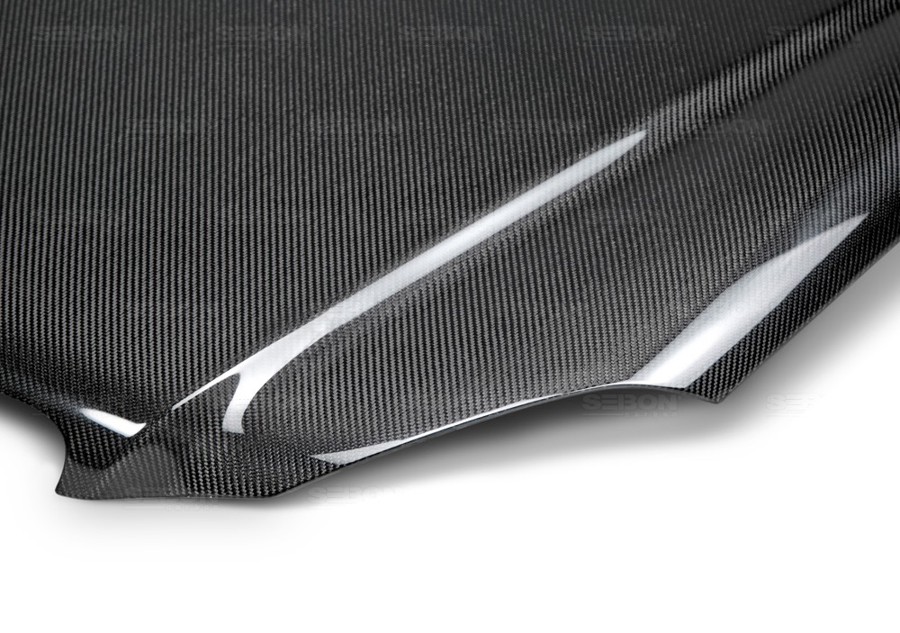 MERCEDES C-CLASS 12-13 SEIBON OEM CARBON HOOD - 2