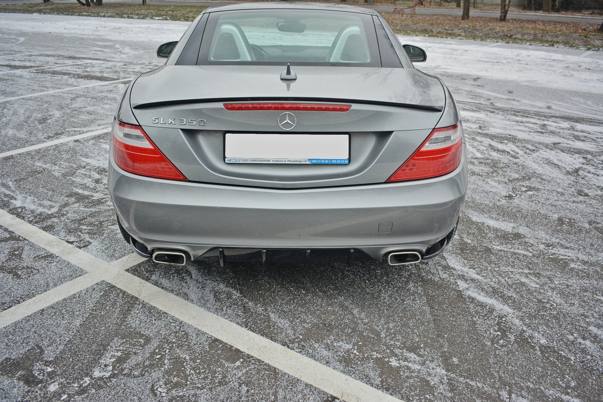 Rear Side Splitters V.1 Mercedes-benz SLK R172 Standard (2011-2015) - 3