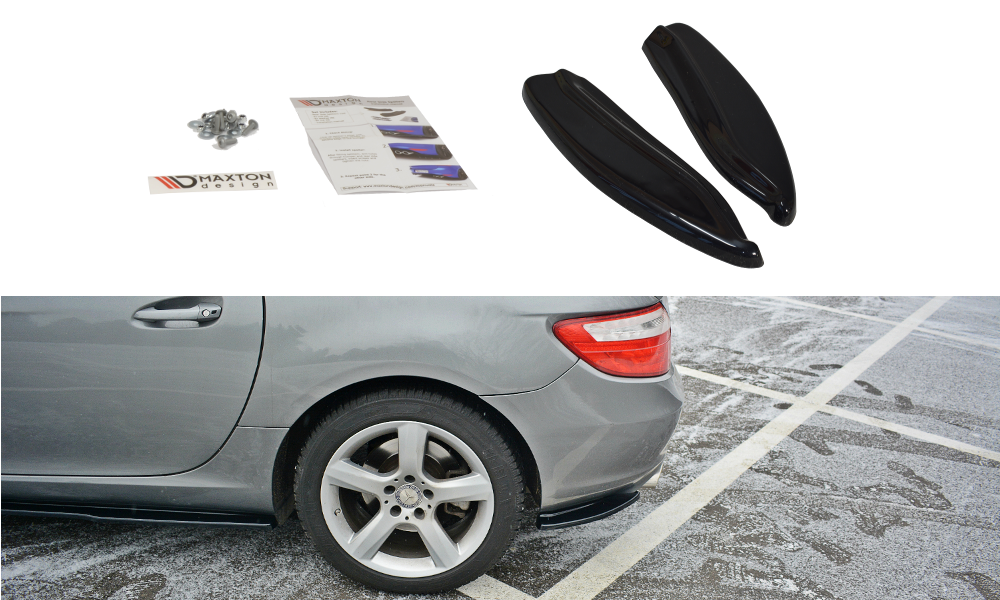 Rear Side Splitters V.1 Mercedes-benz SLK R172 Standard (2011-2015)