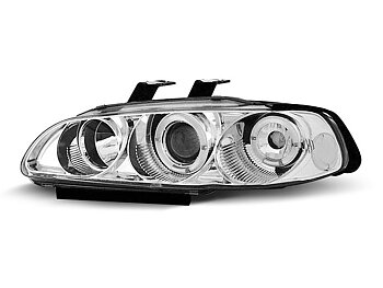 STRÅLKASTARE HONDA CIVIC 09.91-08.95 4D ANGEL EYES KROMADE