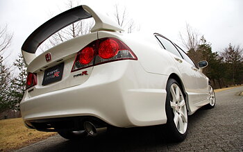 HONDA CIVIC 4D/HYBRID 05+ TYPE R LOOK PU REAR BUMPER [SIX]