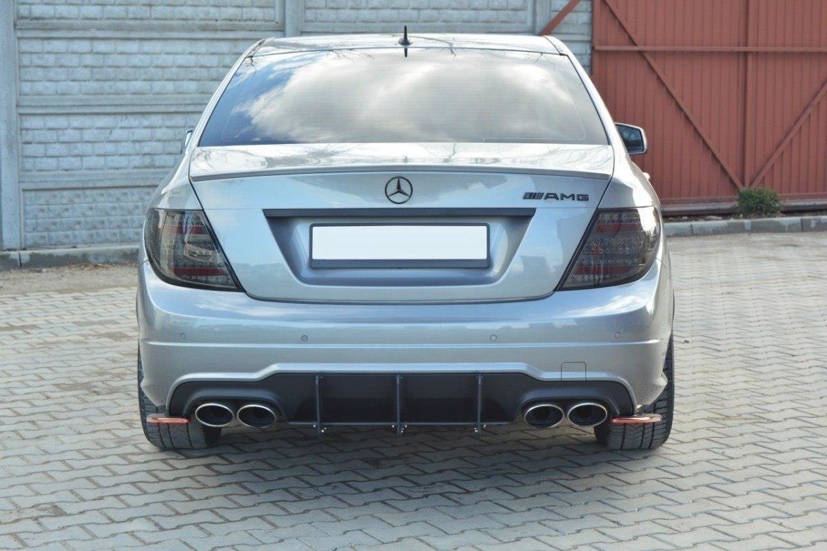 Rear Diffuser & Rear Side Splitters Mercedes-Benz C Sedan / Estate AMG-Line W204 / S204 - 4