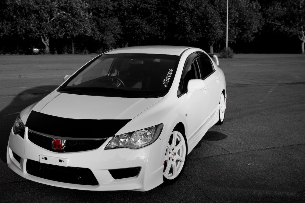 HONDA CIVIC 4D/HYBRID 05+ TYPER LOOK 5-PIECE PU BODYKIT[SIX]