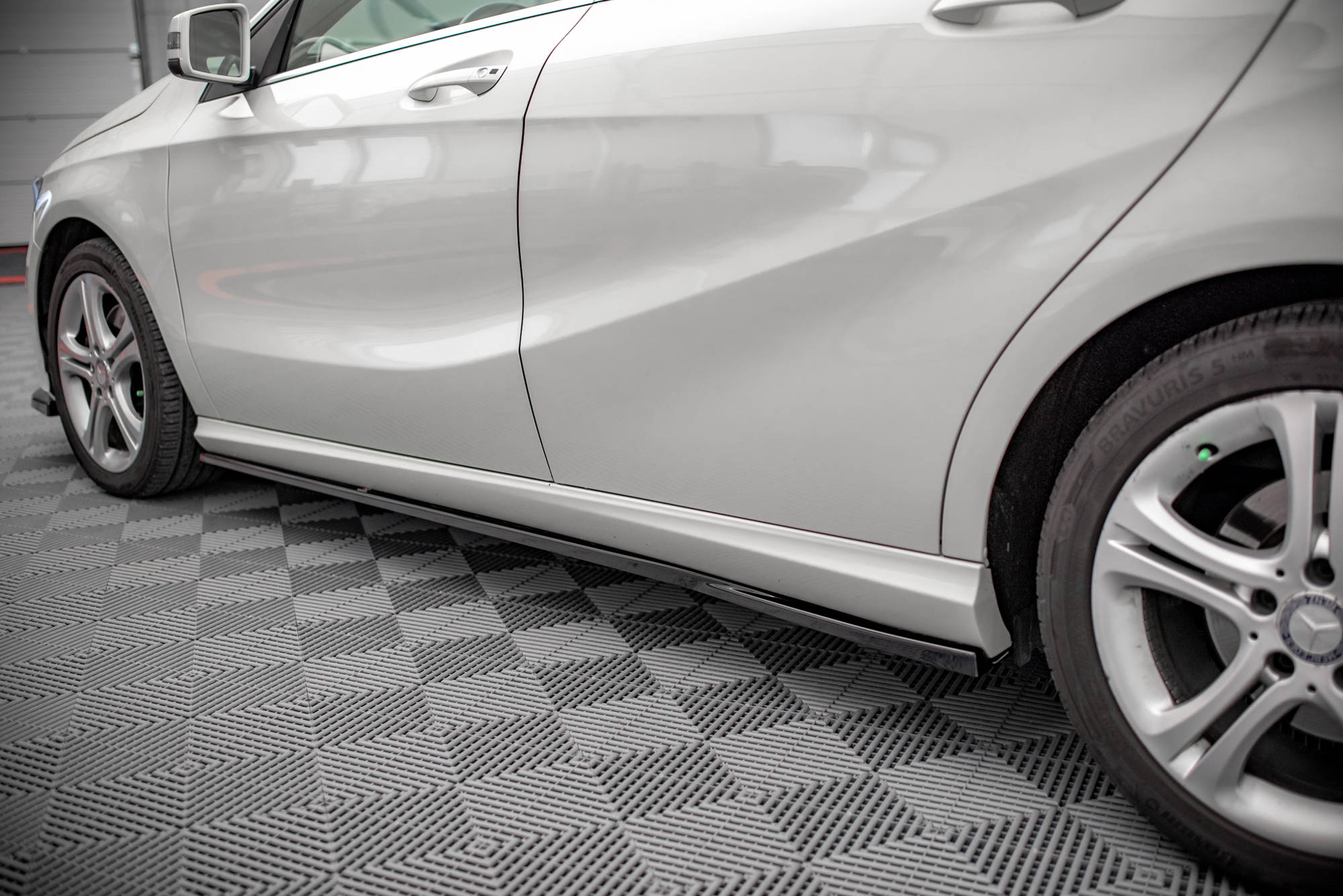 Side Skirts Diffusers V.2 Mercedes A W176 (2012-2015) - 2