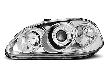 STRÅLKASTARE HONDA CIVIC 09.95-02.99 ANGEL EYES KROMADE