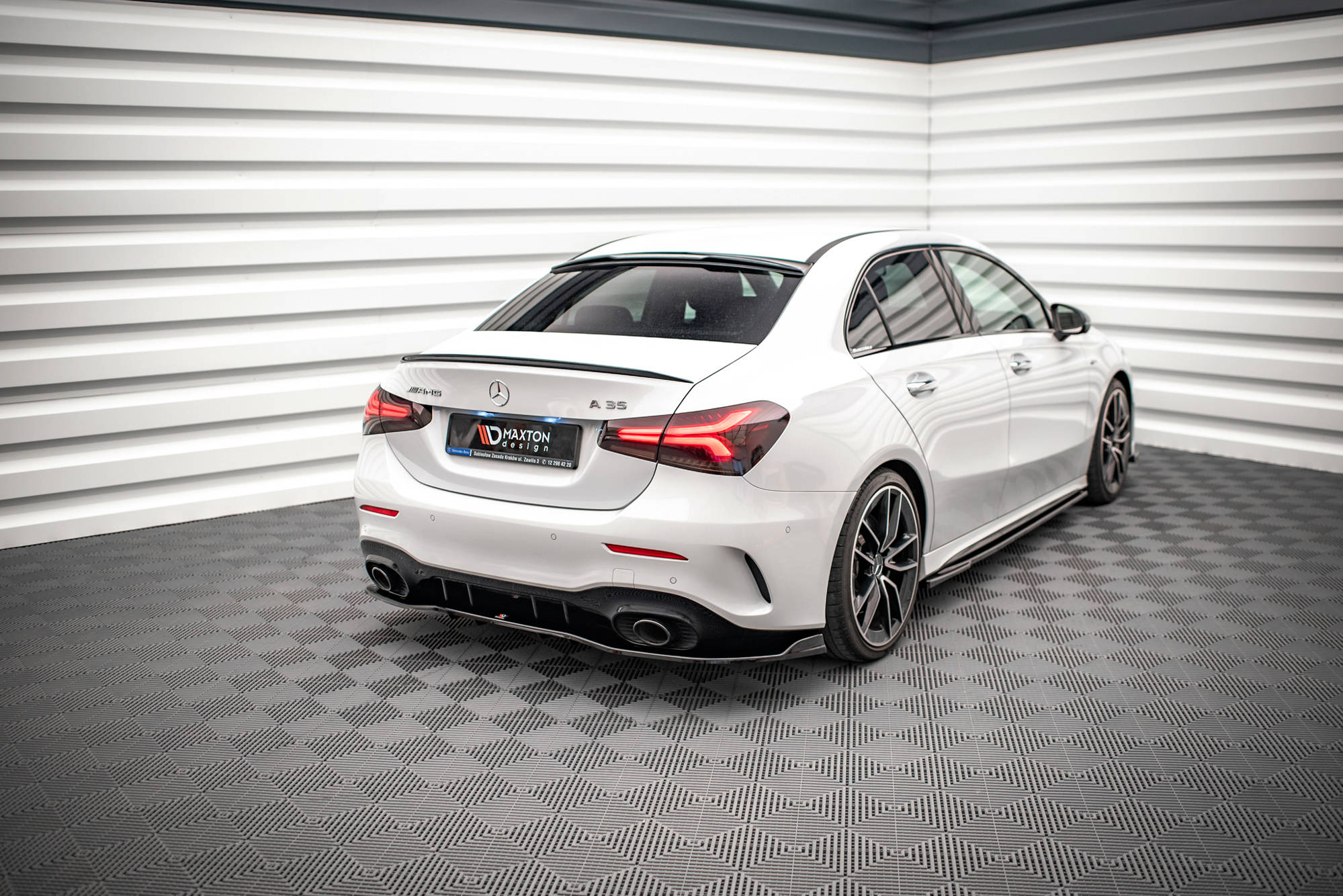 Rear Window Extension Mercedes A AMG-Line / A35 Sedan V177 - 2