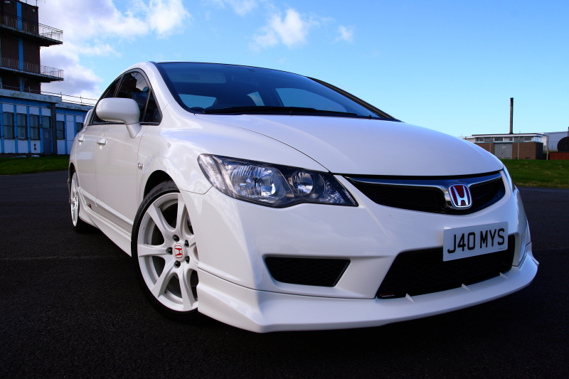 HONDA CIVIC 4D/HYBRID 09+ TYPE R LOOK ABS FRONT LIP [SIX]