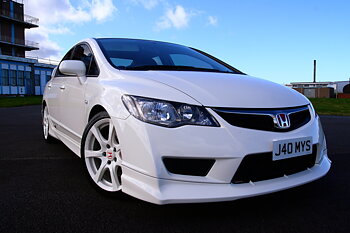 HONDA CIVIC 4D/HYBRID 09+ TYPE R LOOK ABS FRONT LIP [SIX]