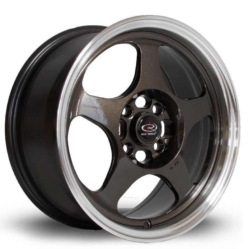 ROTA SLIPSTREAM 15 INCH 7J 4X100 ET40 RLGUNMETAL