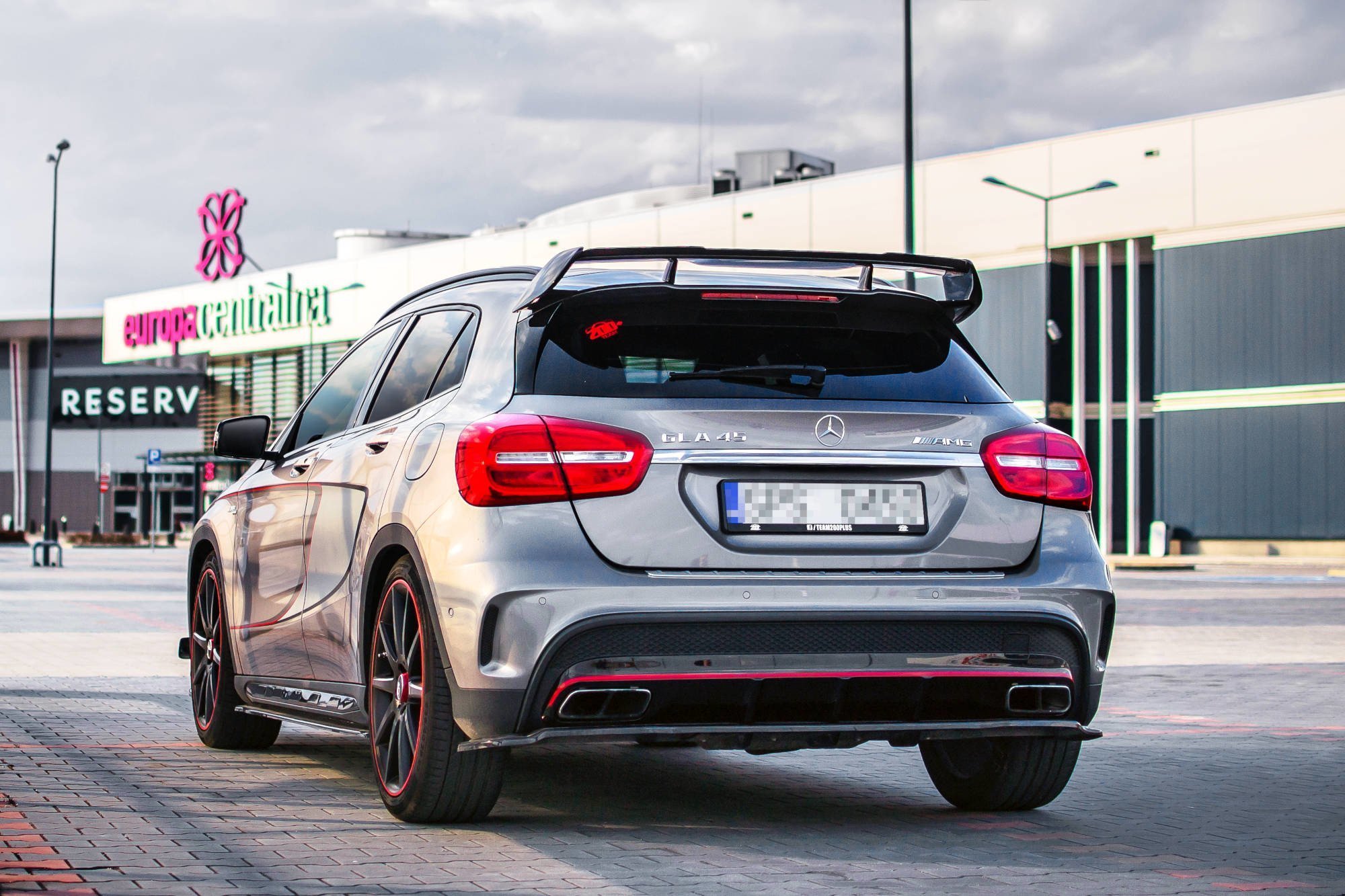Spoiler Extension CAP Mercedes-benz GLA 45 AMG SUV (X156) Pre-facelift (2014-2017) - 2