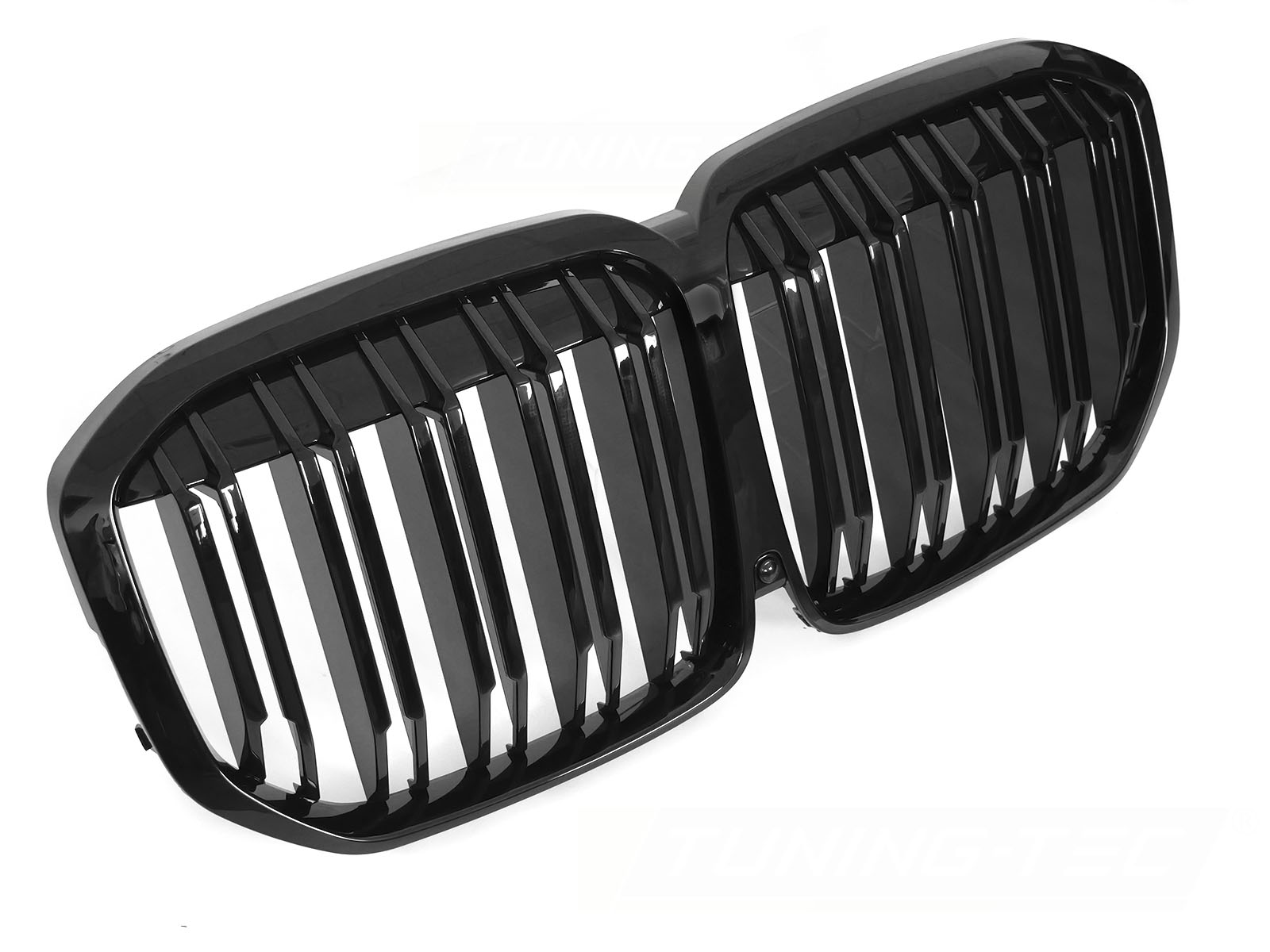 GRILL SPORT BLANK SVART DUBBELRIBBAD TILL BMW X7 G07 2018-2022