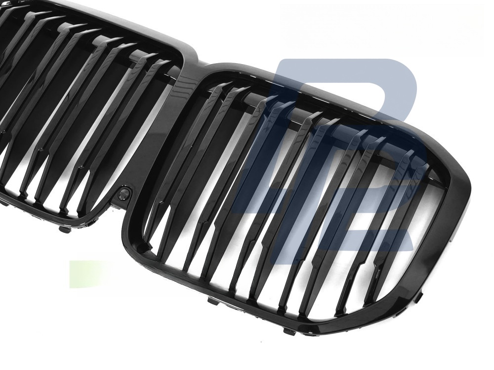Grille Sport Gloss Black Double-Slat for BMW X7 G07 2018–2022 - 2