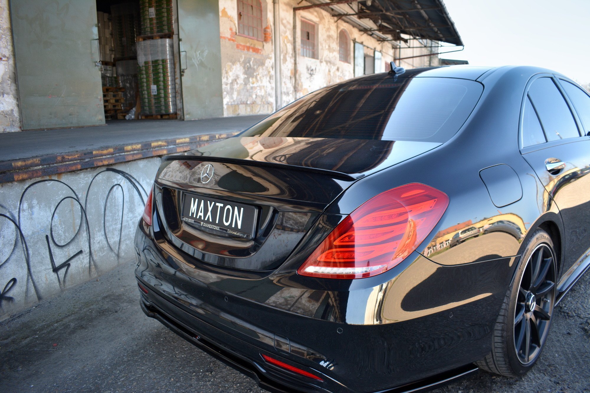 Spoiler Extension CAP Mercedes S-class W222 (2013-2017) - 4