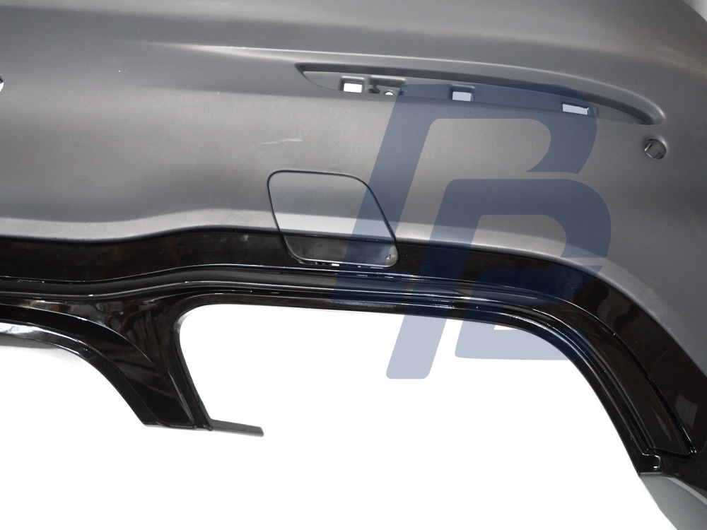 Sport Rear Bumper with PDC Black for Mercedes W213 4D 2020–2023 - 4