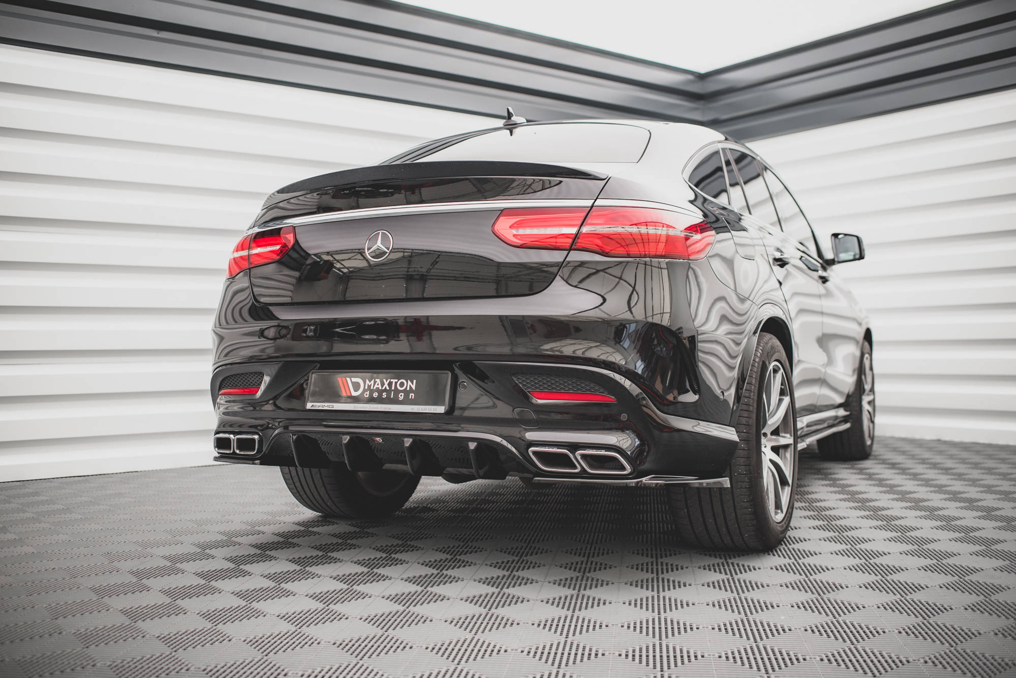 Rear Valance Mercedes GLE Coupe 63AMG C292 (2015-2019) - 2