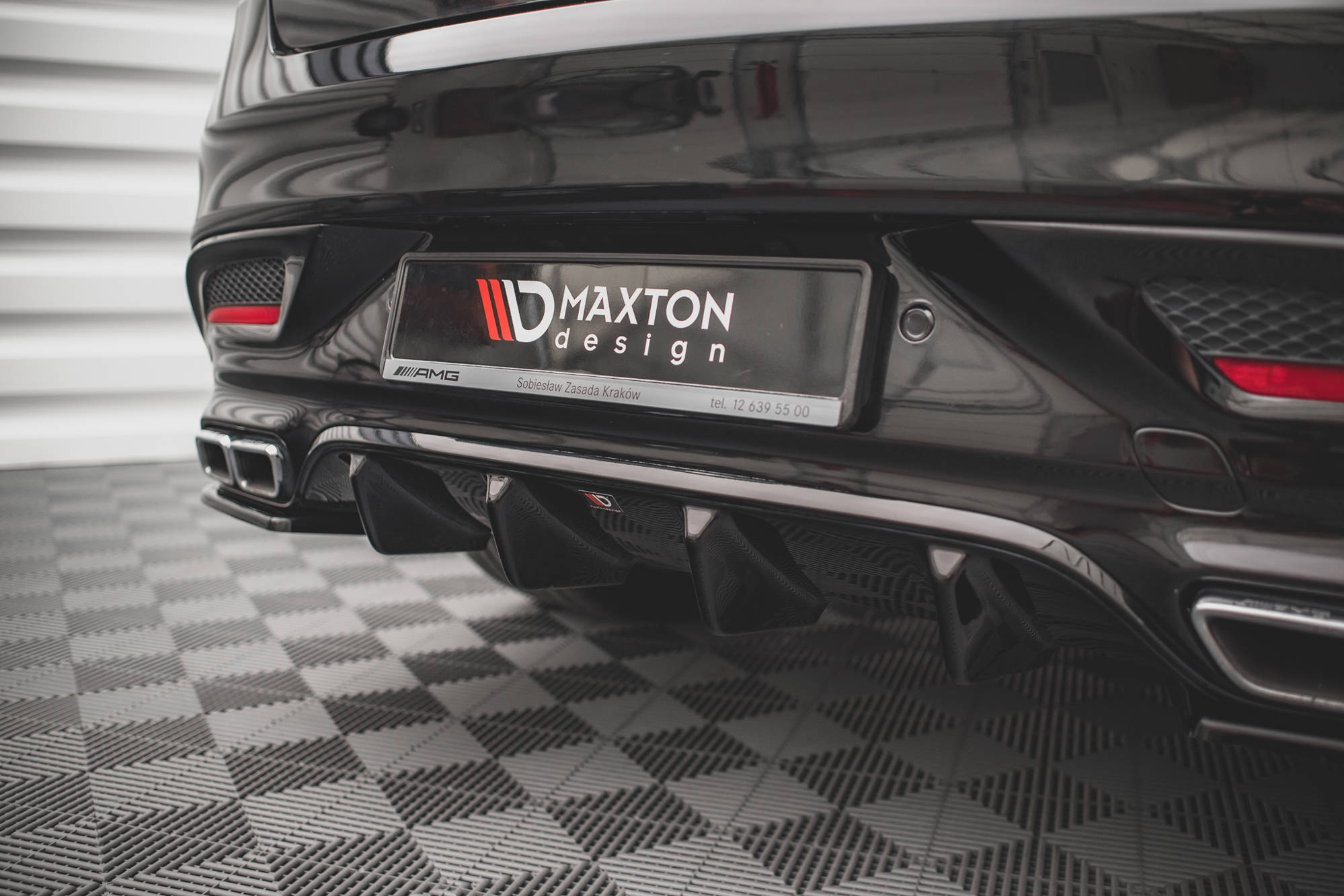 Rear Valance Mercedes GLE Coupe 63AMG C292 (2015-2019) - 3