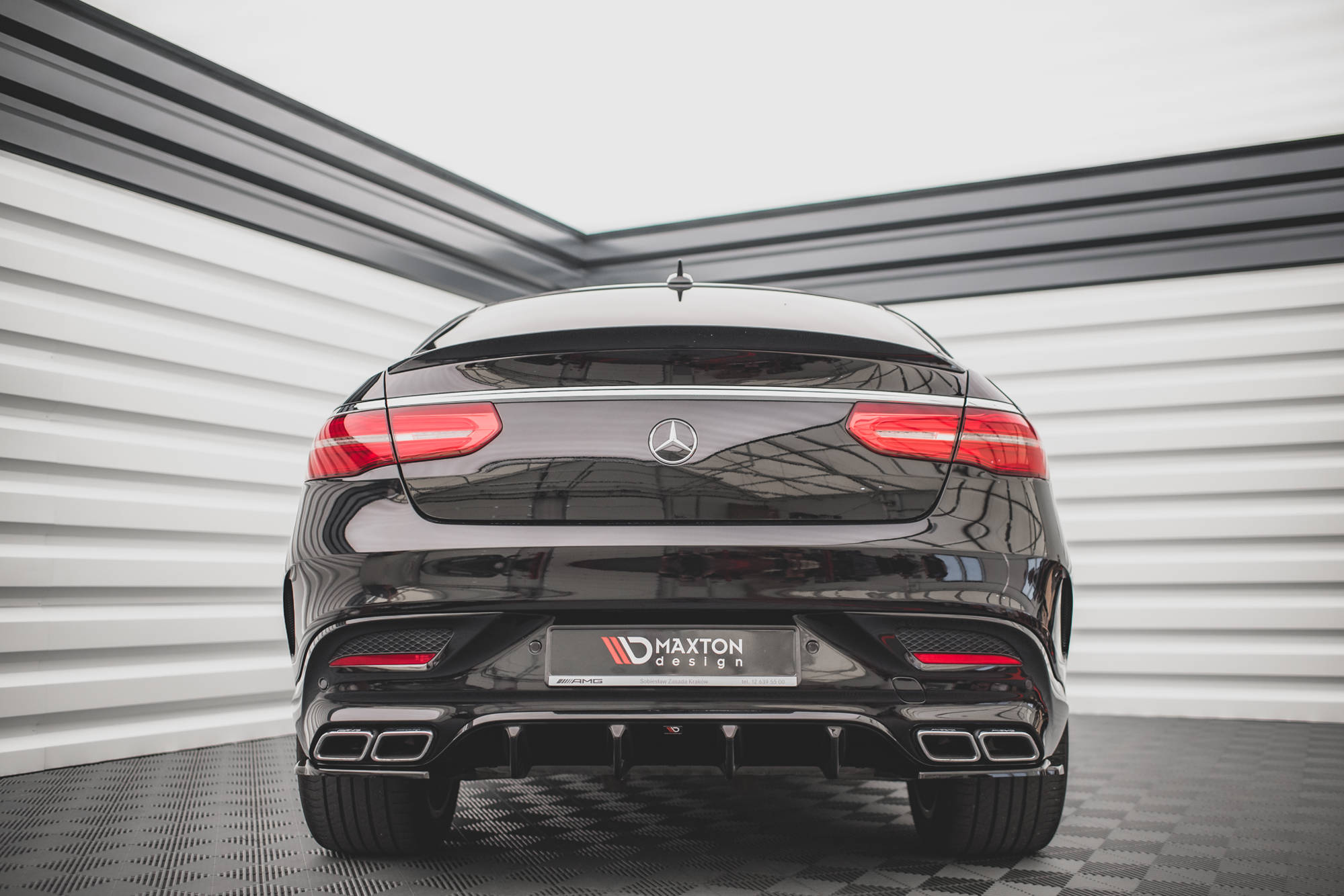 Rear Valance Mercedes GLE Coupe 63AMG C292 (2015-2019) - 4