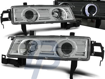 HEADLIGHTS HONDA PRELUDE 02.92 - 01.97 ANGEL EYES CHROME