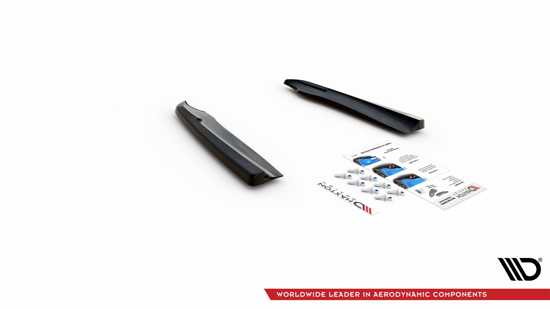 Rear Side Splitters Mercedes-Benz GLC Coupe AMG-Line C253 Facelift - 5