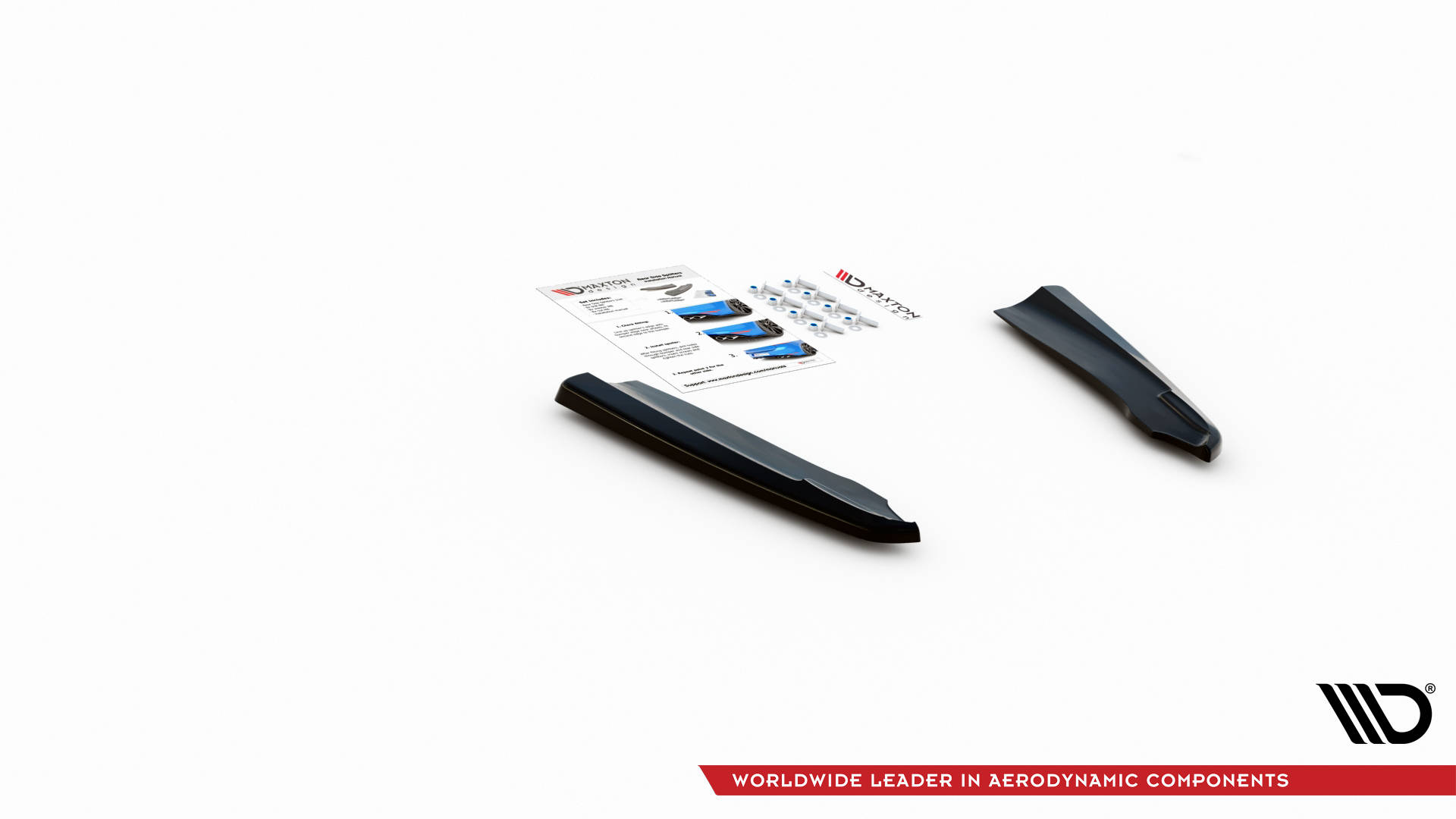 Rear Side Splitters Mercedes-Benz GLC Coupe AMG-Line C253 Facelift - 4