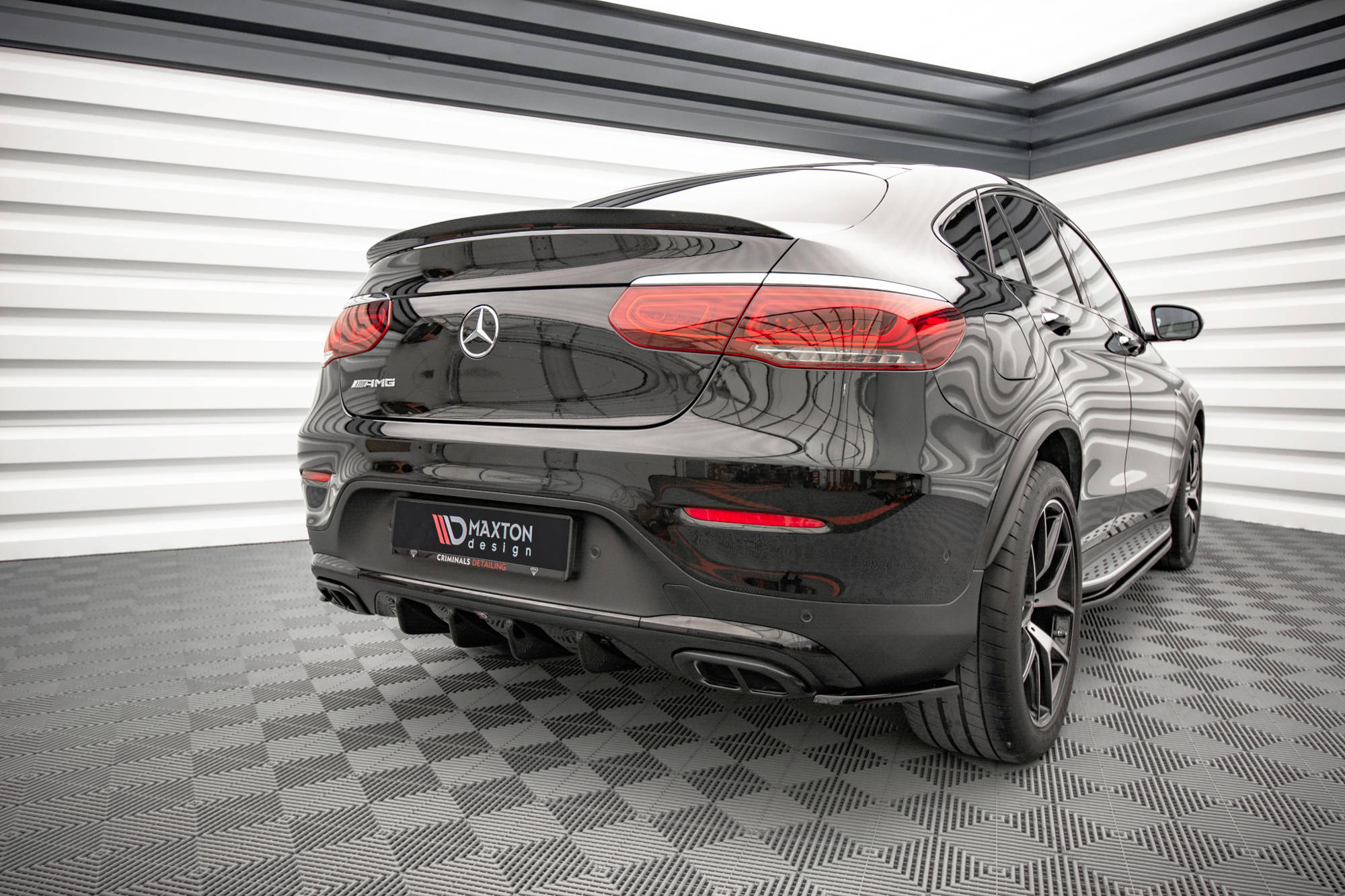 Rear Side Splitters Mercedes-Benz GLC Coupe AMG-Line C253 Facelift - 2