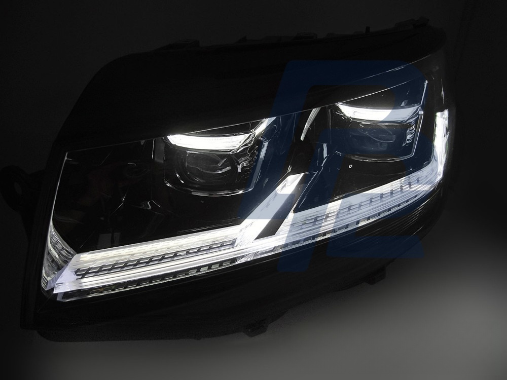 Full LED Headlights Black DRL Sequential for VW T6 2015–2019 - 7