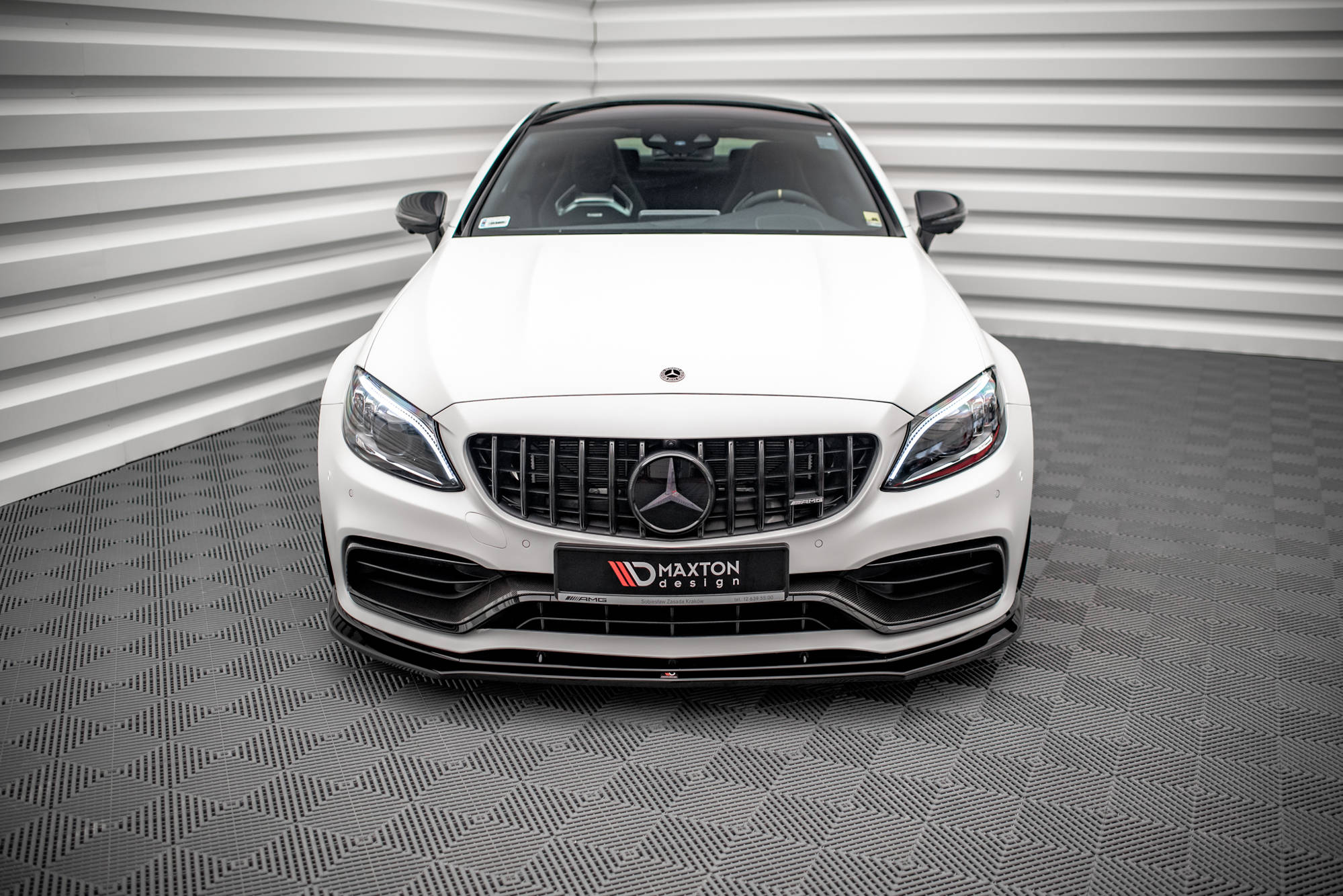 Front Splitter V.3 Mercedes-AMG C63 Coupe AMG Aero Pack C205 Facelift - 2