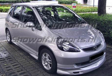 HONDA JAZZ 02-06 MUGEN LOOK ABS FRONT LIP [SIX]