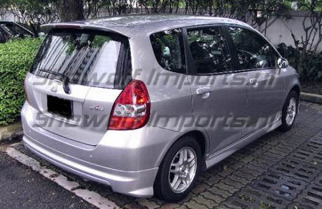 HONDA JAZZ 02-06 MUGEN LOOK ABS REAR LIP [SIX]