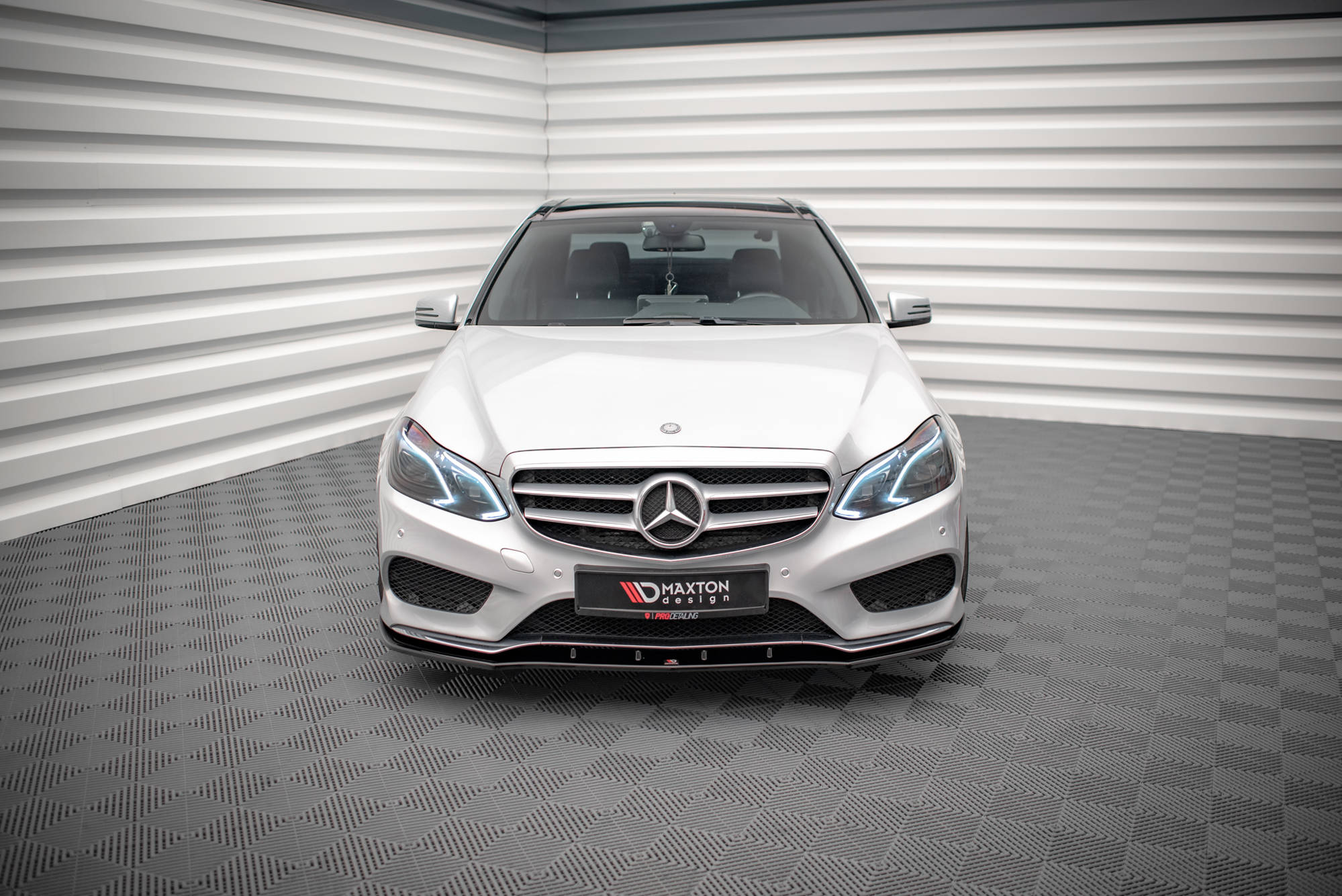 Front Splitter V.1 Mercedes E Amg-Line Sedan W212 Facelift (2012-2016) - 2