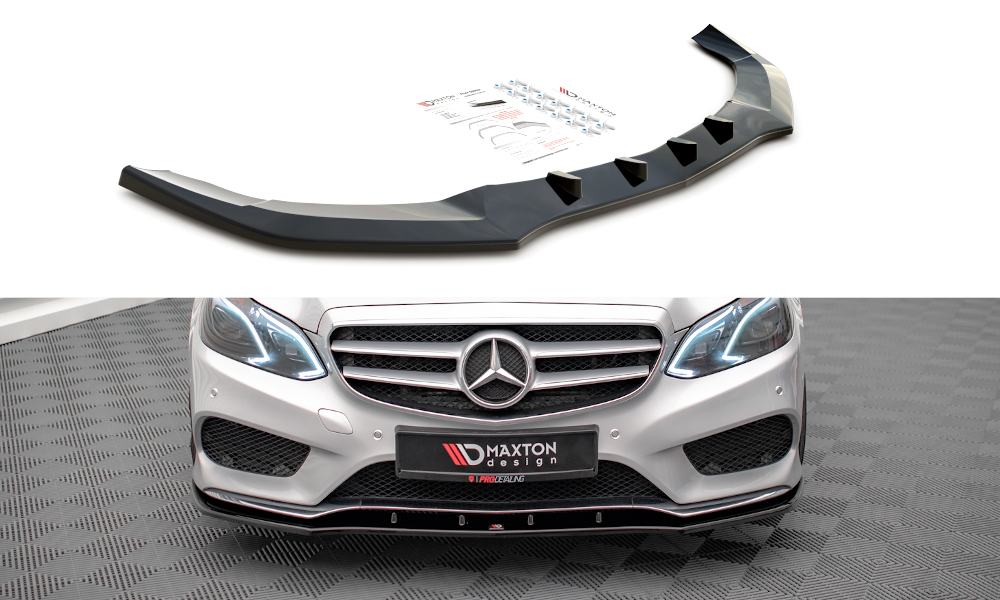 Front Splitter V.1 Mercedes E Amg-Line Sedan W212 Facelift (2012-2016)