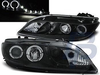 HEADLIGHTS MAZDA 6 08.02-08.07 DAYLIGHT BLACK