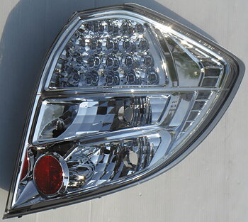 HONDA JAZZ 08+ LED TAILLIGHTS CLEAR V1