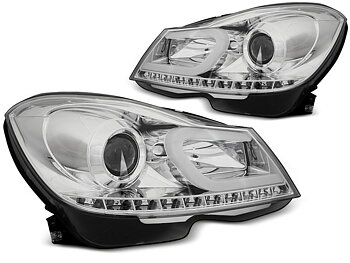 STRÅLKASTARE MERCEDES W204 11-14KROMADE TUBE LIGHT