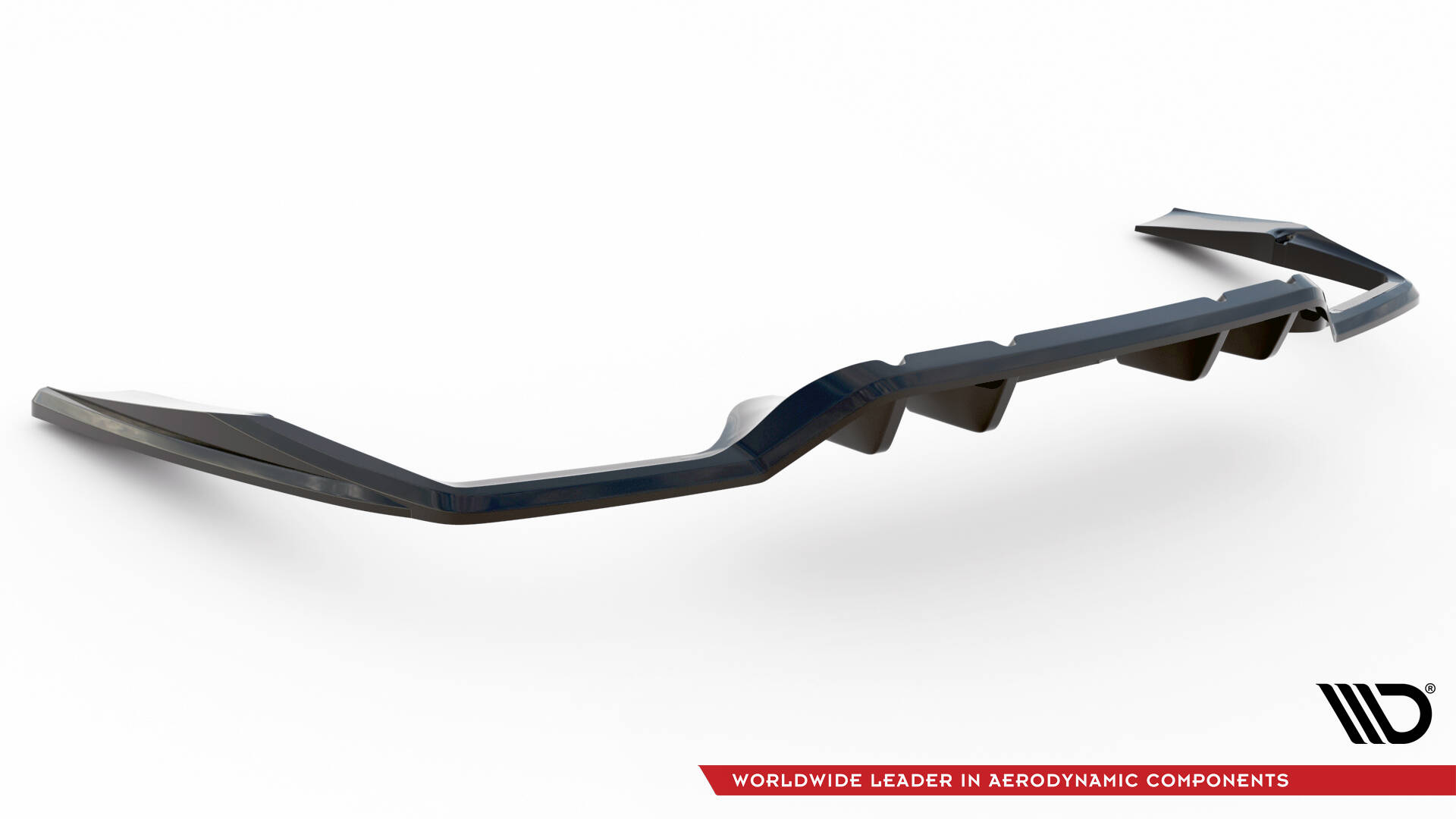 Central Rear Splitter (Vertical Bars) Mercedes-AMG C43 Coupe C205 Facelift - 6