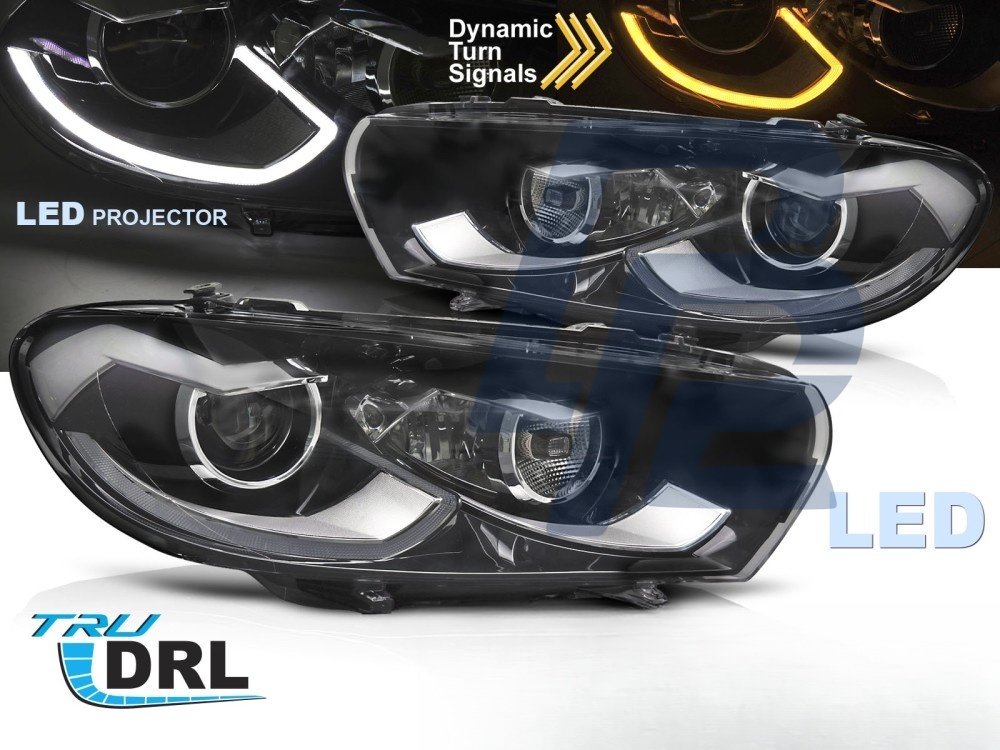 LED Headlights DRL Sequential for VW Scirocco III 2008–2014 - 2