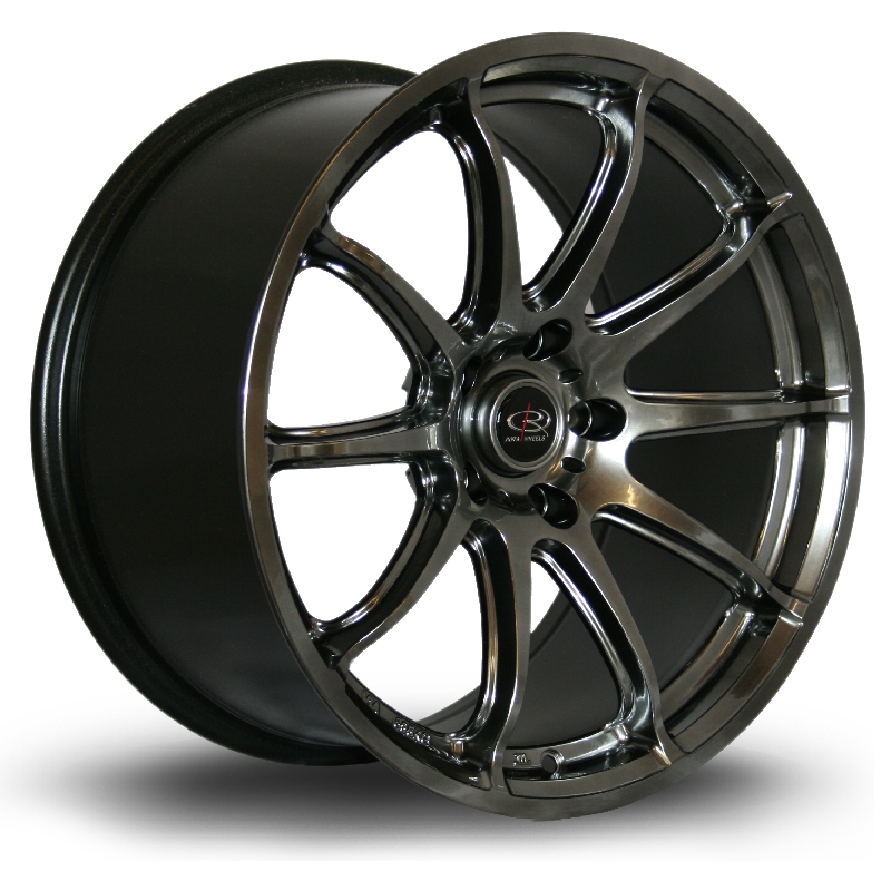 ROTA T2R 18 INCH 9.5J 5X114 ET25 HBLACK