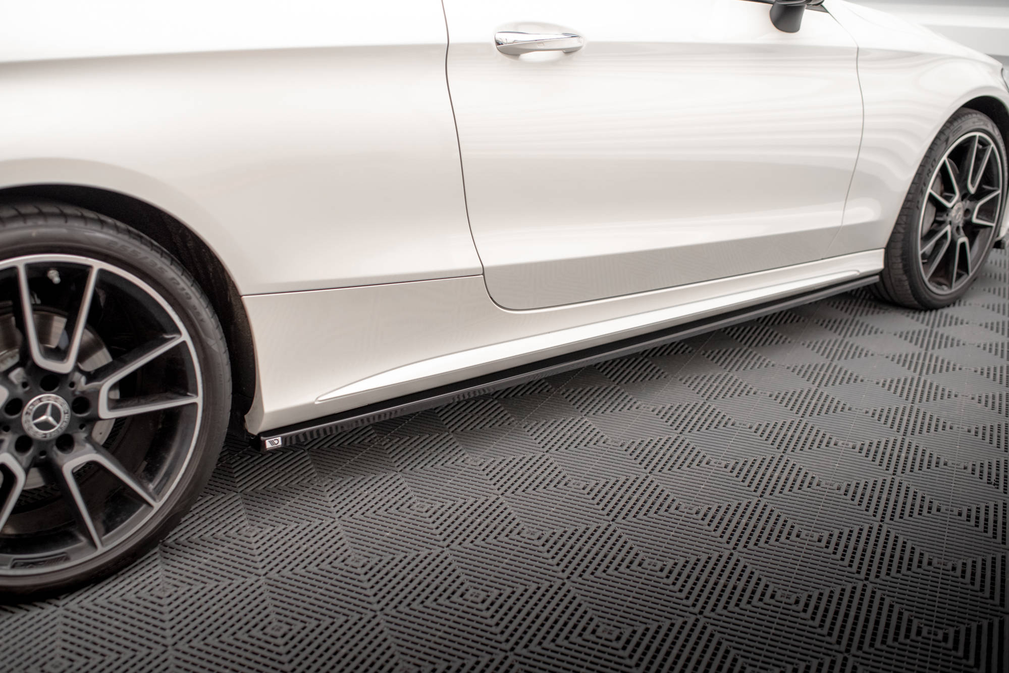 Side Skirts Diffusers Mercedes C Coupe AMG-Line C205 Facelift - 2