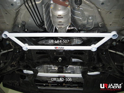 HONDA CRZ/JAZZ/INSIGHT 08+ ULTRARACING 4-PUNKTS FRÄMRE H-STABILISERINGSSTAG