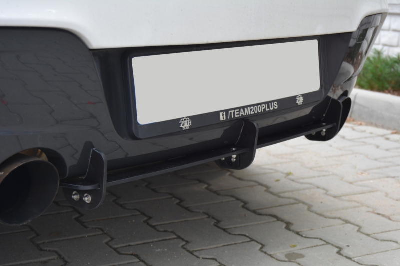 BMW F20 M-POWER DIFFUSER & SIDO SPLITTERS BAK