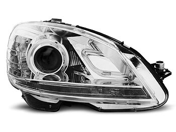 STRÅLKASTARE MERCEDES W204 07-10 DAYLIGHT KROMADE