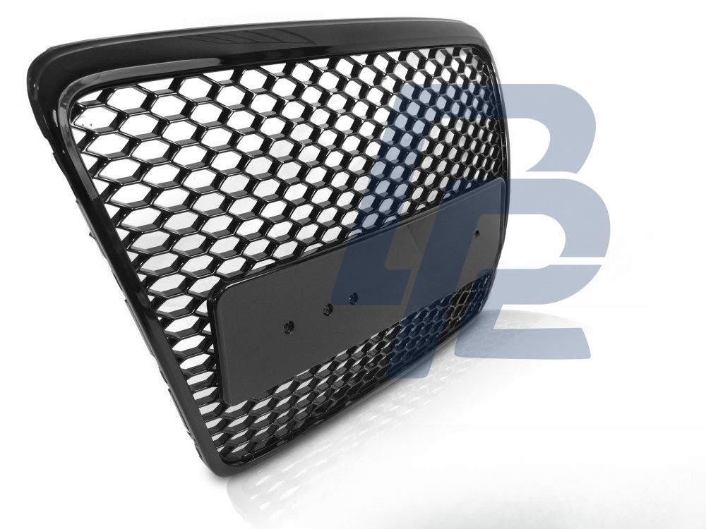 Grille Sport Gloss Black for Audi A6 C6 2004–2011 - 2
