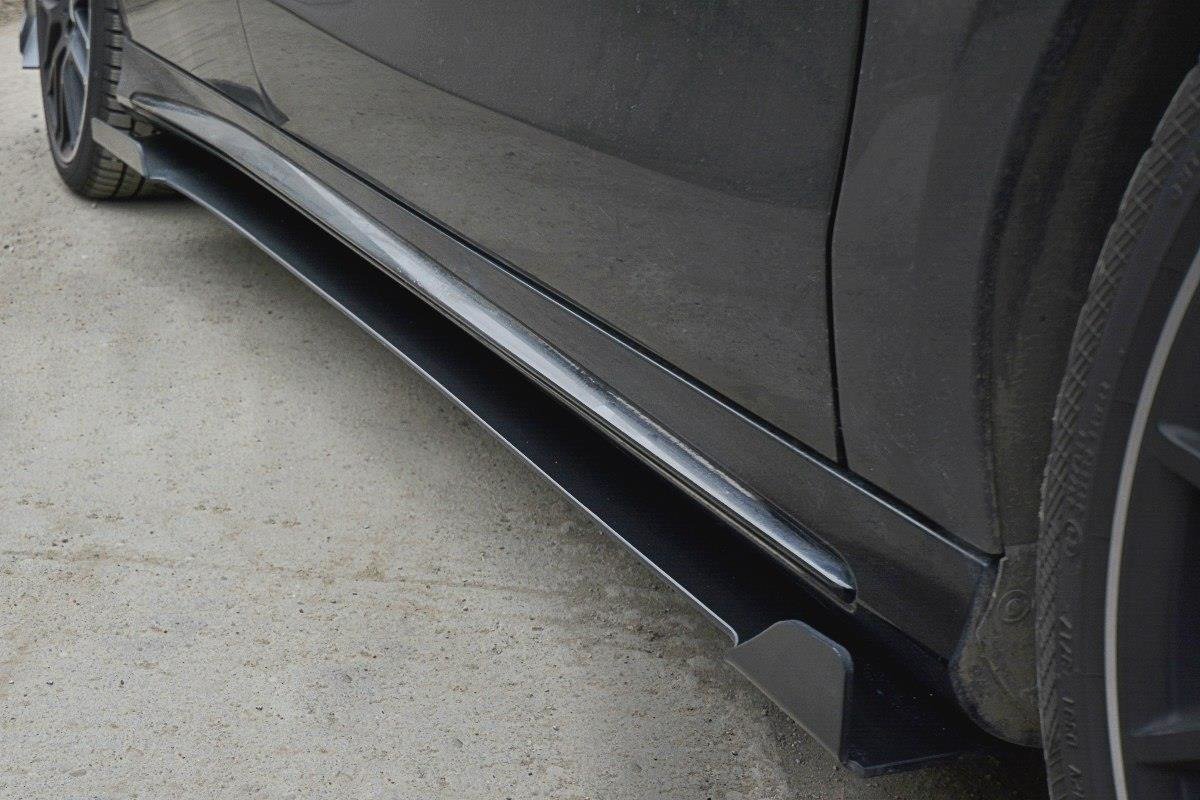 Racing Side Skirts Diffusers V.1 Mercedes CLA A45 AMG C117 Facelift (2017-UP) - 2