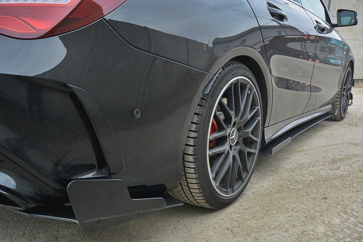 Racing Side Skirts Diffusers V.1 Mercedes CLA A45 AMG C117 Facelift (2017-UP) - 3