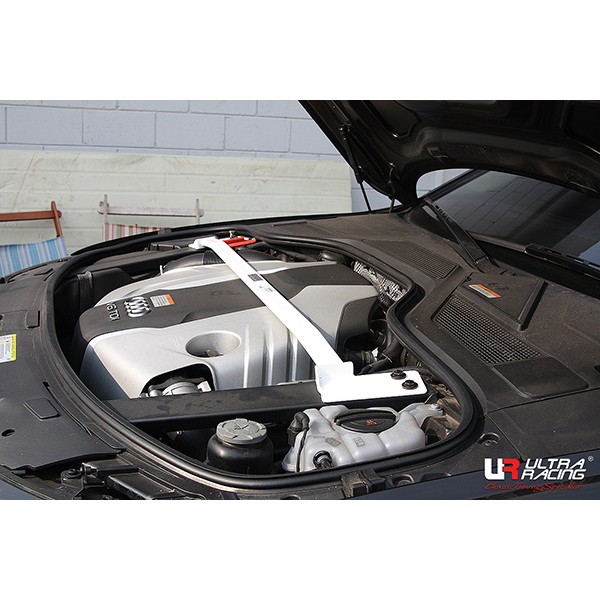 AUDI A8 D4 10+ ULTRARACING 2-POINT FRONT UPPER STRUT BAR - 6