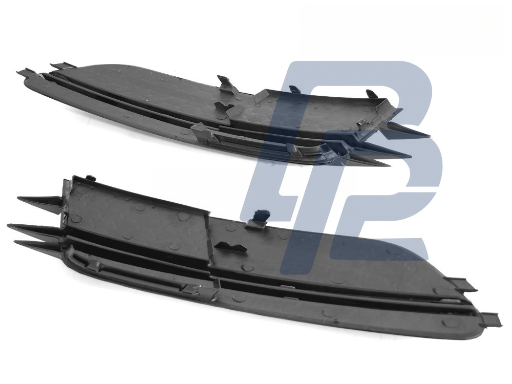 Fog Light Cover Gloss Black for Audi A6 C7 2011–2014 - 3