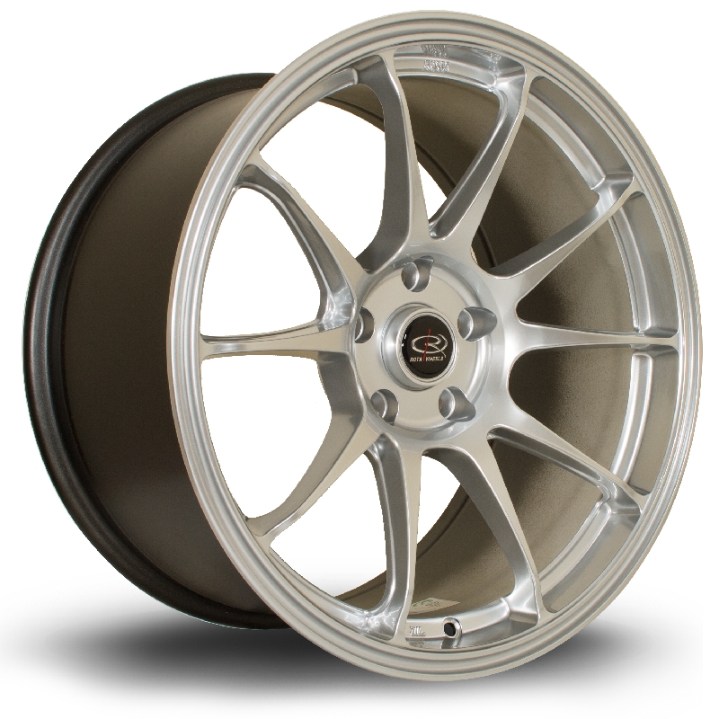 ROTA TITAN 18 INCH 9.5J 5X114 ET30 HSILVER