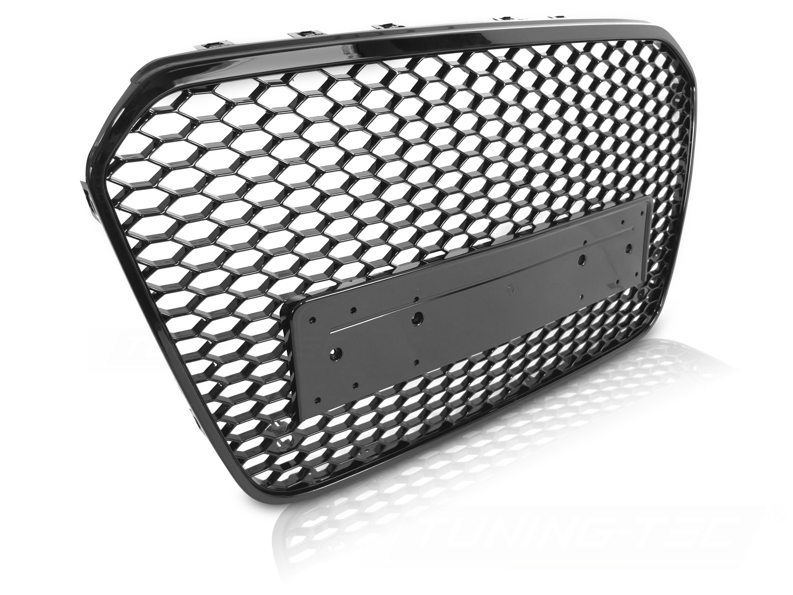 GRILL SPORT BLANK SVART PDC TILL AUDI A6 C7 2011-2014
