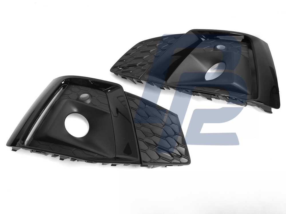 Fog Light Cover Gloss Black for Audi A5 F5 2019–2023 - 4